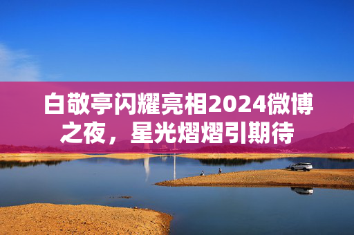 白敬亭闪耀亮相2024微博之夜，星光熠熠引期待