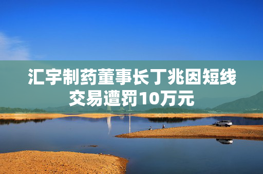 汇宇制药董事长丁兆因短线交易遭罚10万元