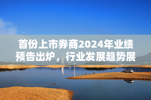 首份上市券商2024年业绩预告出炉，行业发展趋势展望与前景分析