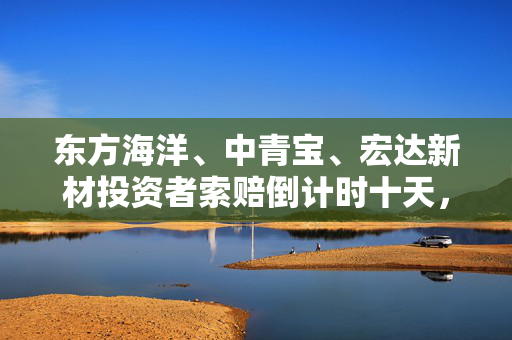 东方海洋、中青宝、宏达新材投资者索赔倒计时十天，回顾胜诉之路，前瞻未来索赔进展