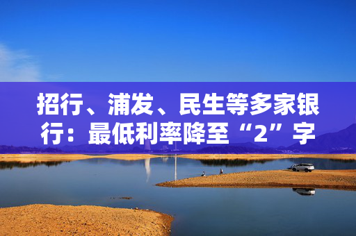 招行、浦发、民生等多家银行：最低利率降至“2”字头！