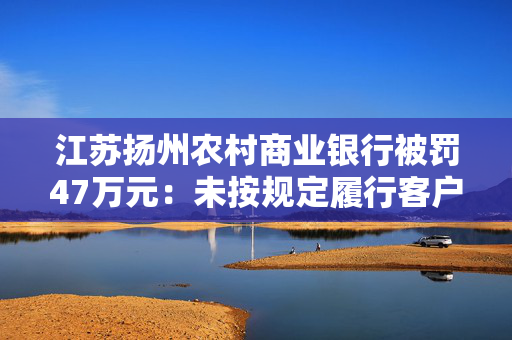 江苏扬州农村商业银行被罚47万元：未按规定履行客户身份识别义务