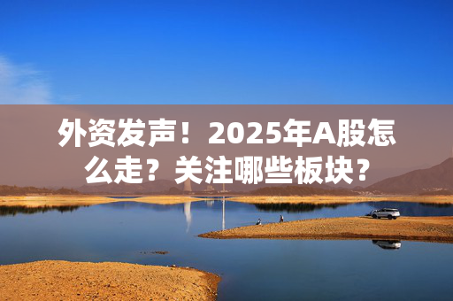 外资发声！2025年A股怎么走？关注哪些板块？