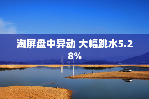 淘屏盘中异动 大幅跳水5.28%