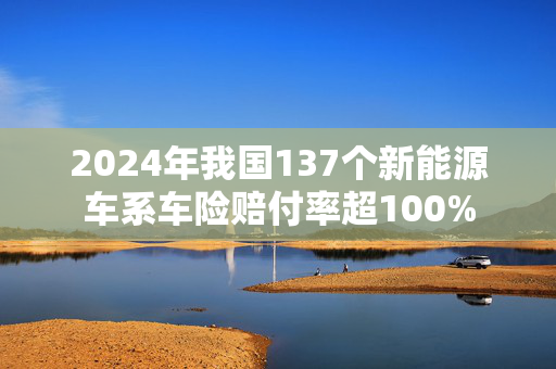 2024年我国137个新能源车系车险赔付率超100%