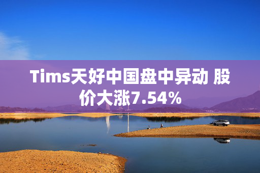 Tims天好中国盘中异动 股价大涨7.54%