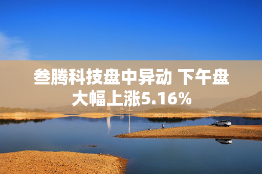 叁腾科技盘中异动 下午盘大幅上涨5.16%