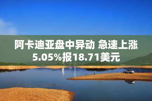 阿卡迪亚盘中异动 急速上涨5.05%报18.71美元