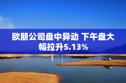 欧朋公司盘中异动 下午盘大幅拉升5.13%