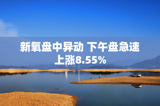 新氧盘中异动 下午盘急速上涨8.55%