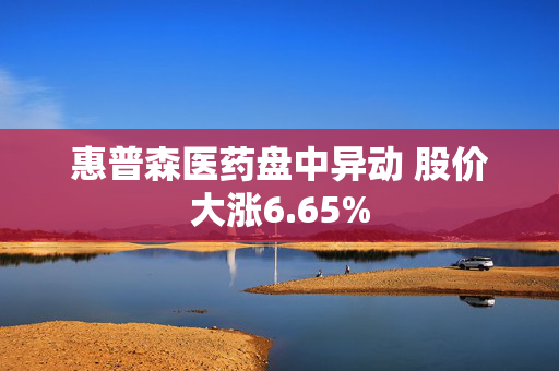 惠普森医药盘中异动 股价大涨6.65%