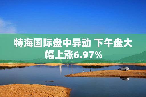 特海国际盘中异动 下午盘大幅上涨6.97%