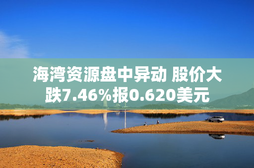 海湾资源盘中异动 股价大跌7.46%报0.620美元