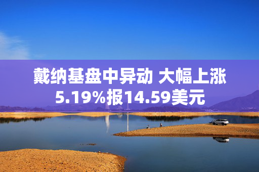 戴纳基盘中异动 大幅上涨5.19%报14.59美元