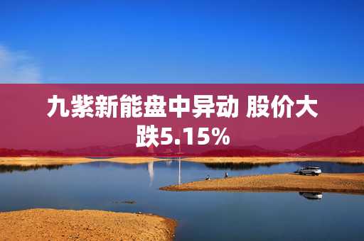 九紫新能盘中异动 股价大跌5.15%