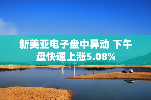 新美亚电子盘中异动 下午盘快速上涨5.08%