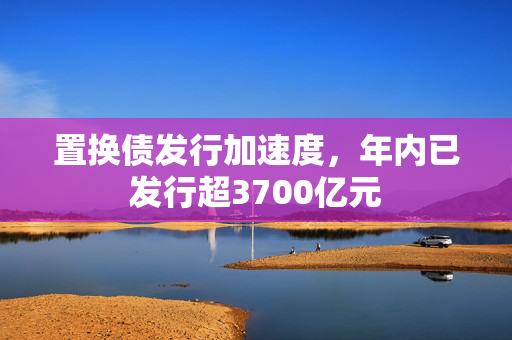 置换债发行加速度，年内已发行超3700亿元