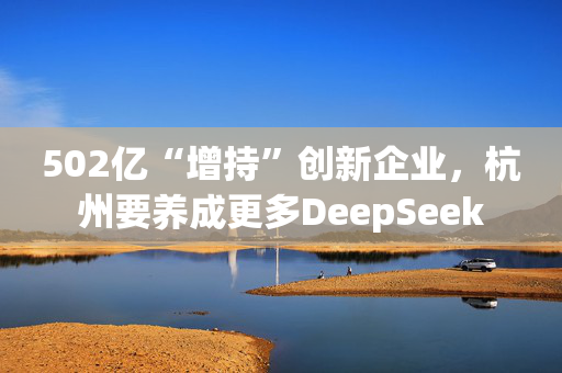 502亿“增持”创新企业，杭州要养成更多DeepSeek