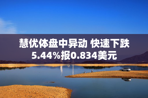 慧优体盘中异动 快速下跌5.44%报0.834美元