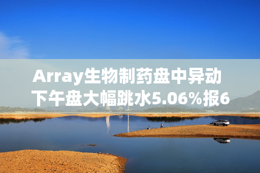 Array生物制药盘中异动 下午盘大幅跳水5.06%报6.85美元