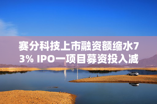 赛分科技上市融资额缩水73% IPO一项目募资投入减50%两项目取消