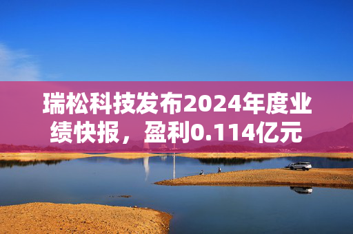 瑞松科技发布2024年度业绩快报，盈利0.114亿元