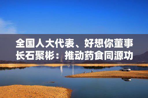 全国人大代表、好想你董事长石聚彬：推动药食同源功能性食品产业高质量发展